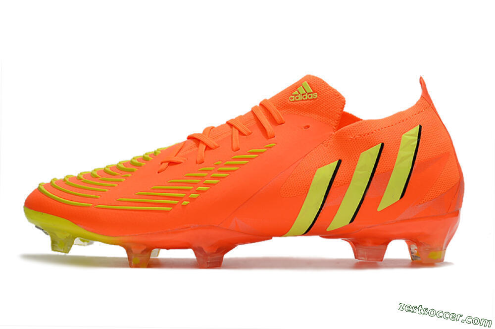 Adidas Predator Edge.1 Low FG Low-Tops Soccer Cleats - Orange/Yellow 2