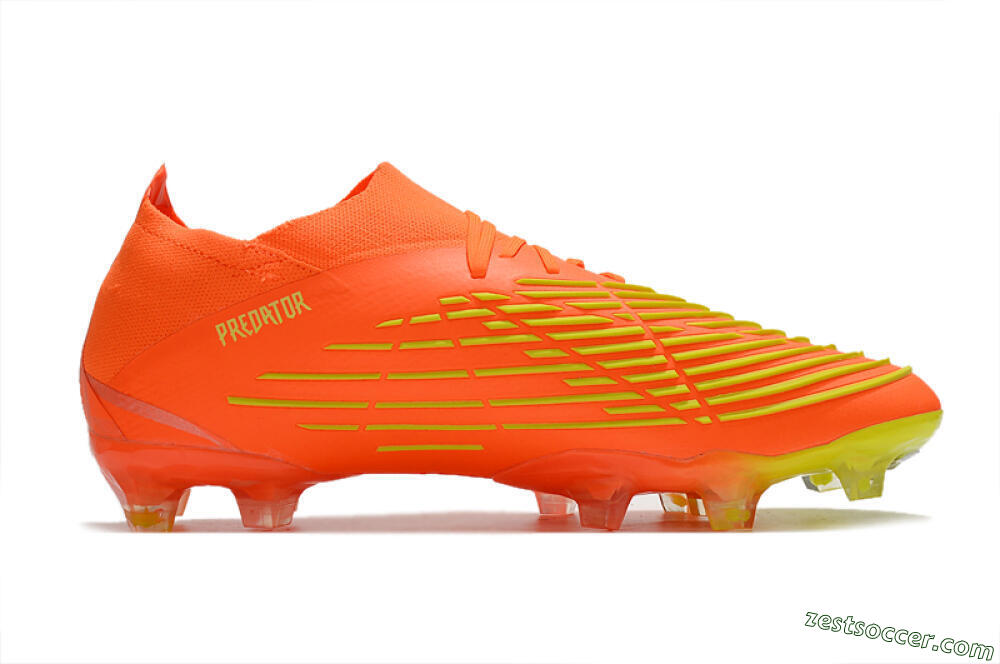 Adidas Predator Edge.1 Low FG Low-Tops Soccer Cleats - Orange/Yellow 7
