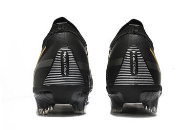 Nike Phantom GT 2 FG Low-Tops Soccer Cleats - Black/Silver/Gold