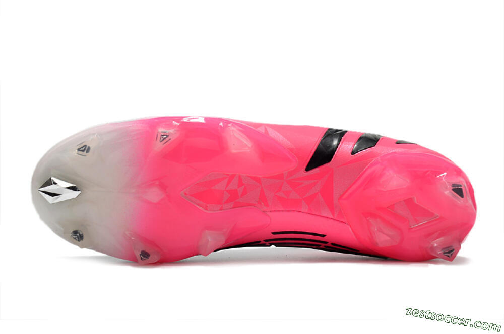 Adidas Predator Edge.1 Low FG Low-Tops Soccer Cleats - White/Pink 6