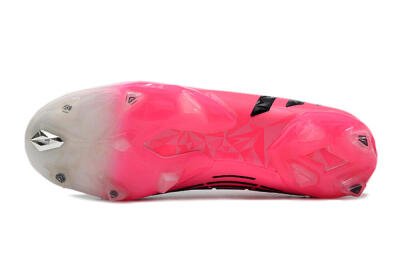 Adidas Predator Edge.1 FG High-Tops Soccer Cleats - White/Pink