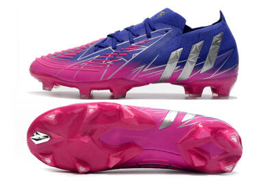 Adidas Predator Edge.1 Low FG Low-Tops Soccer Cleats - Purple/Pink