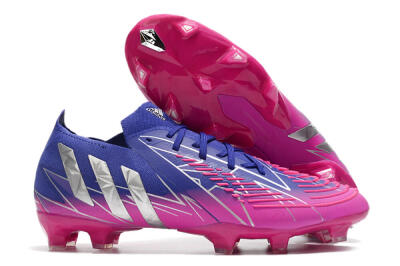 Adidas Predator Edge.1 Low FG Low-Tops Soccer Cleats - Purple/Pink