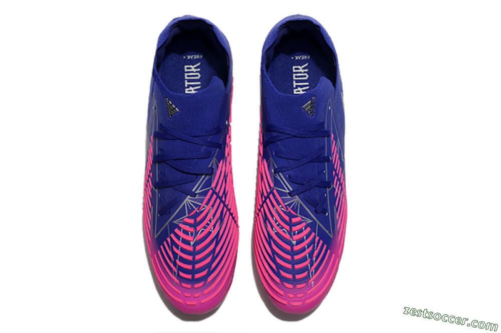 Adidas Predator Edge.1 Low FG Low-Tops Soccer Cleats - Purple/Pink 4