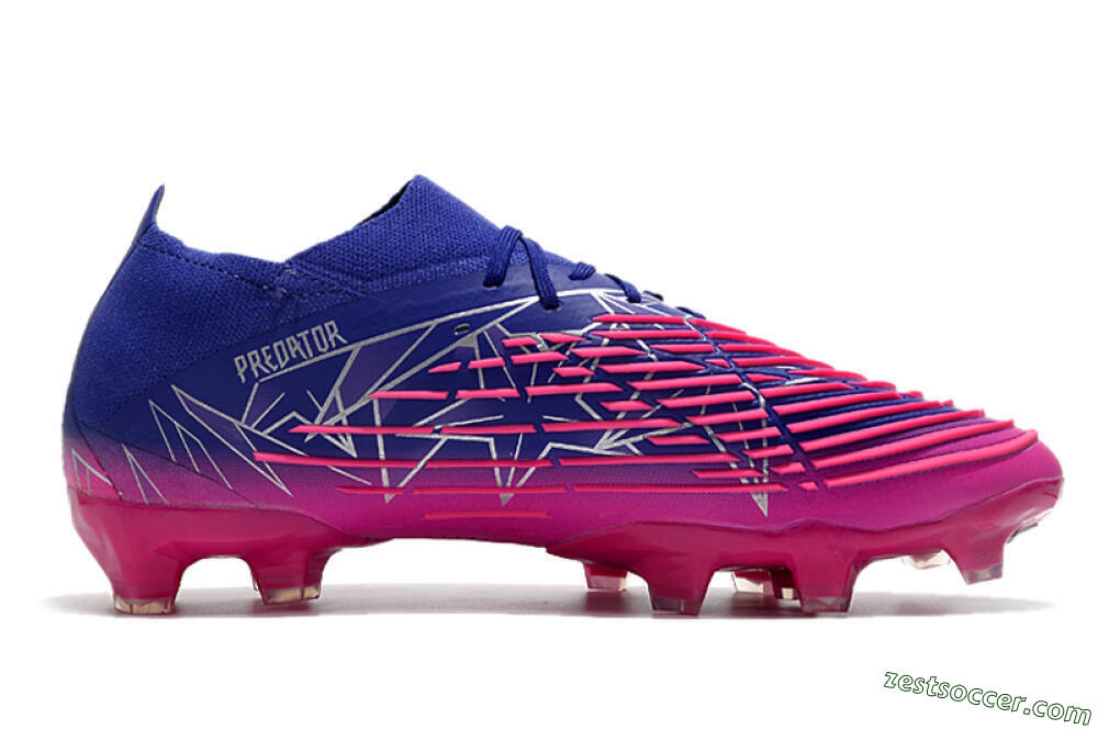 Adidas Predator Edge.1 Low FG Low-Tops Soccer Cleats - Purple/Pink 7