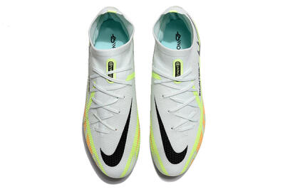 Nike Phantom GT 2 DF Elite FG High-Tops Soccer Cleats - White/Green
