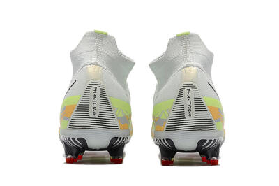 Nike Phantom GT 2 DF Elite FG High-Tops Soccer Cleats - White/Green