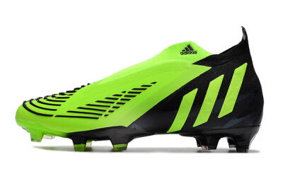 Adidas Predator Edge Geometric+ FG High-Tops Soccer Cleats - Green/Black
