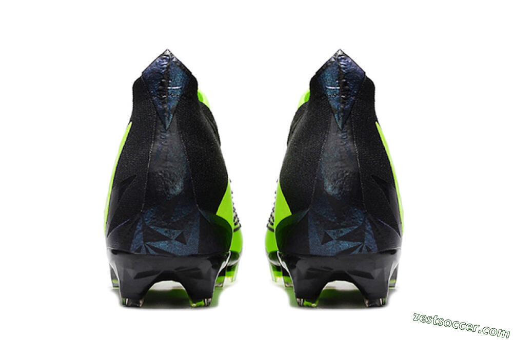 Adidas Predator Edge Geometric+ FG High-Tops Soccer Cleats - Green/Black 6
