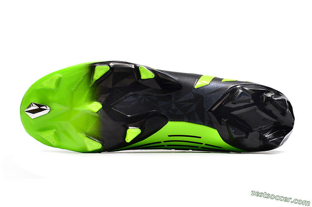 Adidas Predator Edge Geometric+ FG High-Tops Soccer Cleats - Green/Black 7
