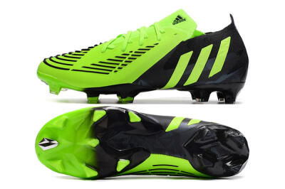 Adidas Predator Edge.1 Low FG High-Tops Soccer Cleats - Green/Black