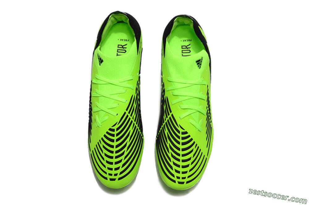 Adidas Predator Edge.1 Low FG High-Tops Soccer Cleats - Green/Black 5