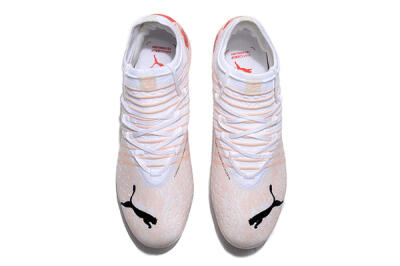 Puma Future Z 1.4 Liberty FG Low-Tops Soccer Cleats - White/Pink/Red