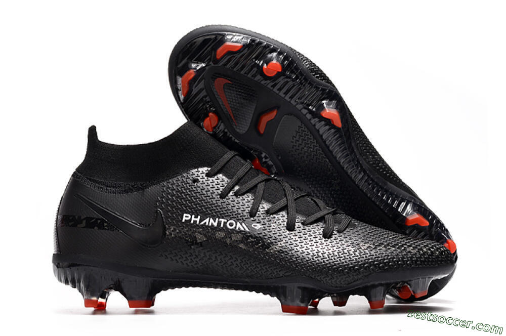 Nike Phantom GT 2 DF Elite FG High-Tops Soccer Cleats - Black 0