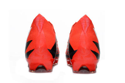 Adidas Predator Edge Geometric.1 FG High-Tops Soccer Cleats - Red/Black/White