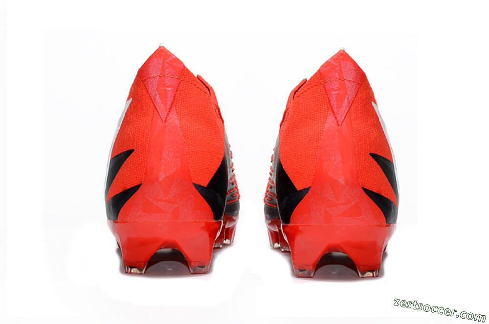 Adidas Predator Edge Geometric+ FG High-Tops Soccer Cleats - Red/Black/White 6