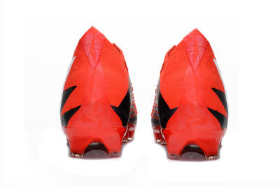 Adidas Predator Edge Geometric+ FG High-Tops Soccer Cleats - Red/Black/White