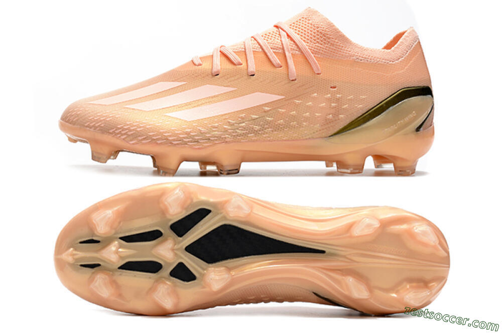 Adidas X Speedportal.1 FG Low-Tops Soccer Cleats - Beige/Black 1
