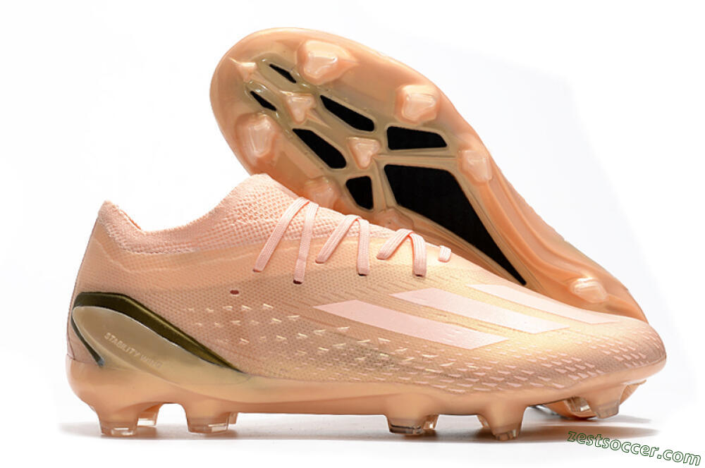 Adidas X Speedportal.1 FG Low-Tops Soccer Cleats - Beige/Black 0