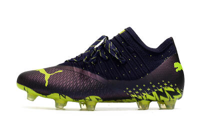 Puma Future Z 1.3 Instinct FG Low-Tops Soccer Cleats - Black/Green