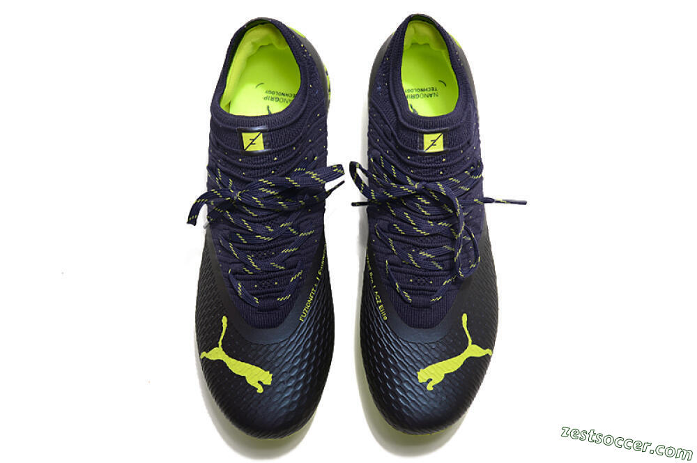 Puma Future Z 1.3 Instinct FG Low-Tops Soccer Cleats - Black/Green 4