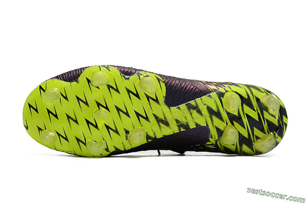 Puma Future Z 1.3 Instinct FG Low-Tops Soccer Cleats - Black/Green 7