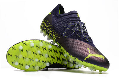 Puma Future Z 1.3 Instinct MG Low-Tops Soccer Cleats - Black/Green
