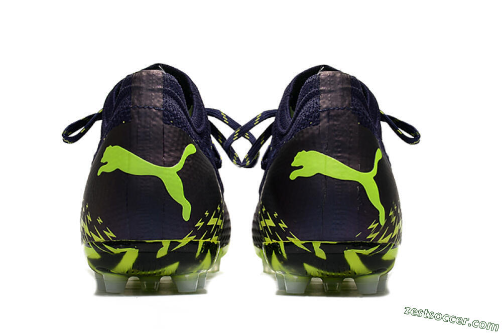 Puma Future Z 1.3 Instinct MG Low-Tops Soccer Cleats - Black/Green 4