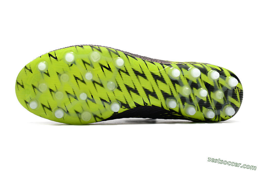 Puma Future Z 1.3 Instinct MG Low-Tops Soccer Cleats - Black/Green 5