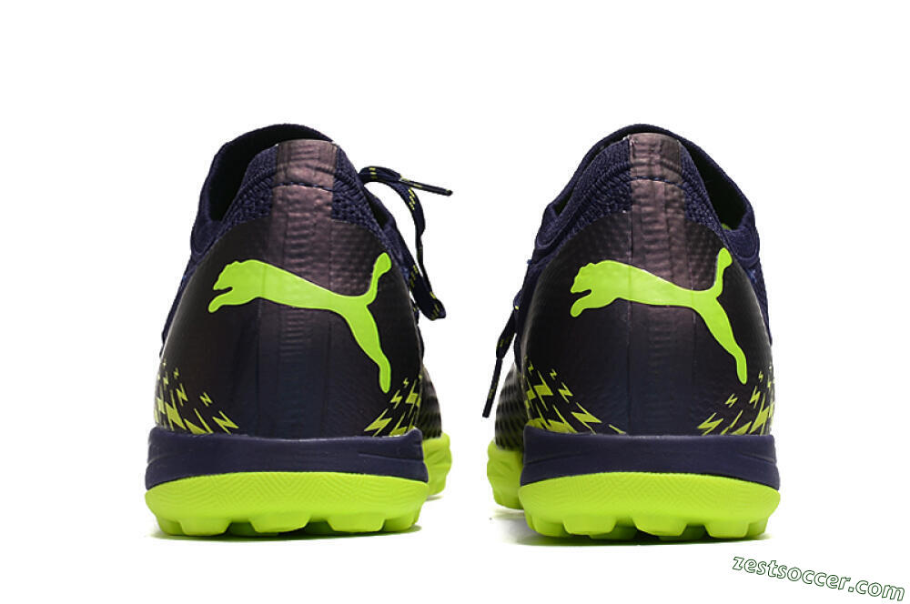 Puma Future Z 1.3 Instinct TF Low-Tops Soccer Shoes - Black/Green 4