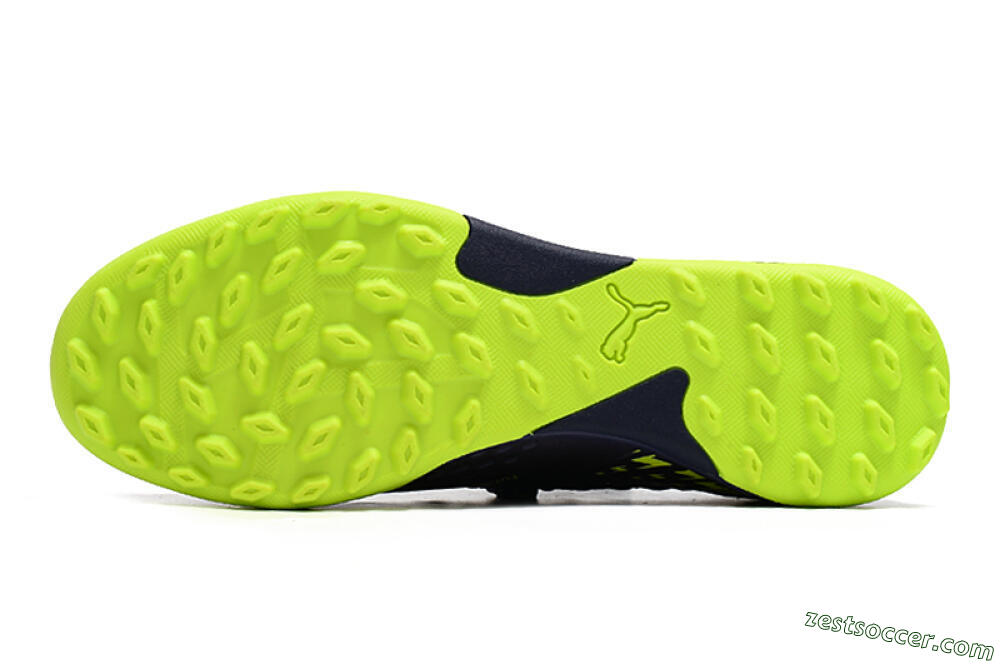 Puma Future Z 1.3 Instinct TF Low-Tops Soccer Shoes - Black/Green 5
