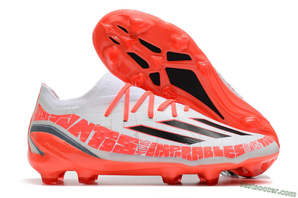 Adidas X Speedportal.1 FG Low-Tops Soccer Cleats - White/Orange 0