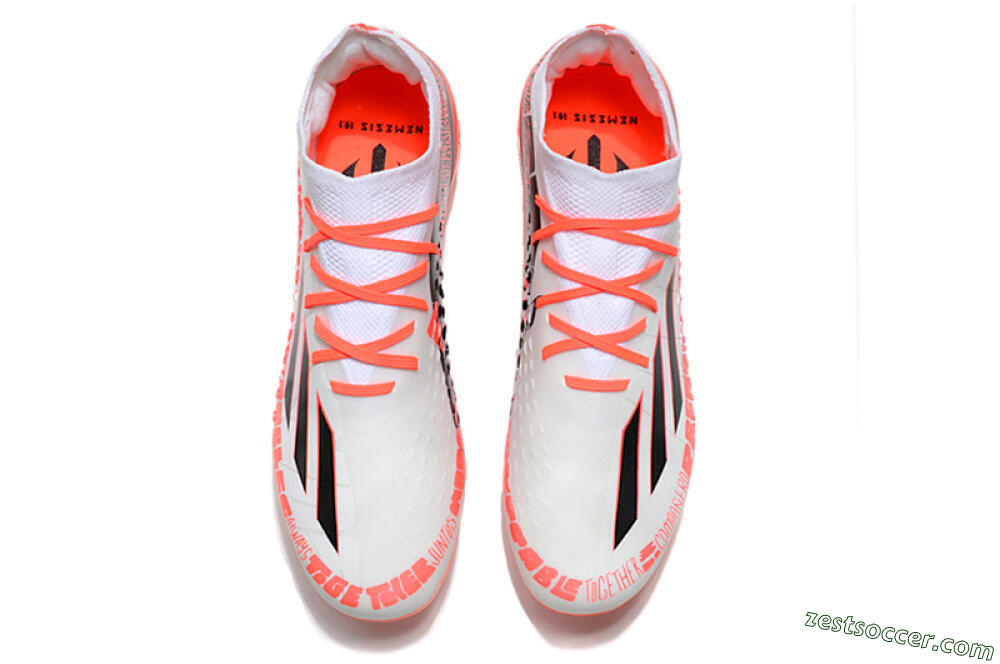 Adidas X Speedportal.1 FG Low-Tops Soccer Cleats - White/Orange 4