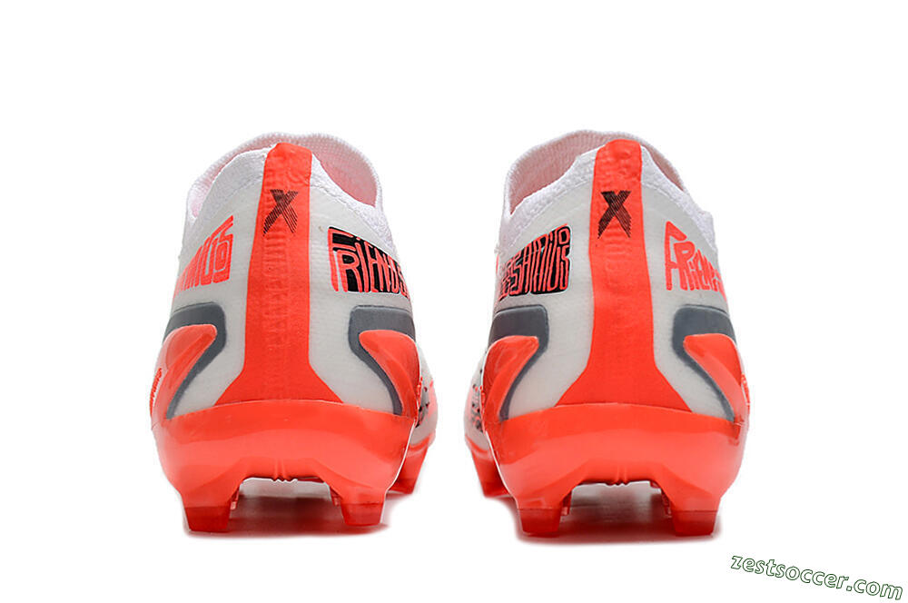 Adidas X Speedportal.1 FG Low-Tops Soccer Cleats - White/Orange 5