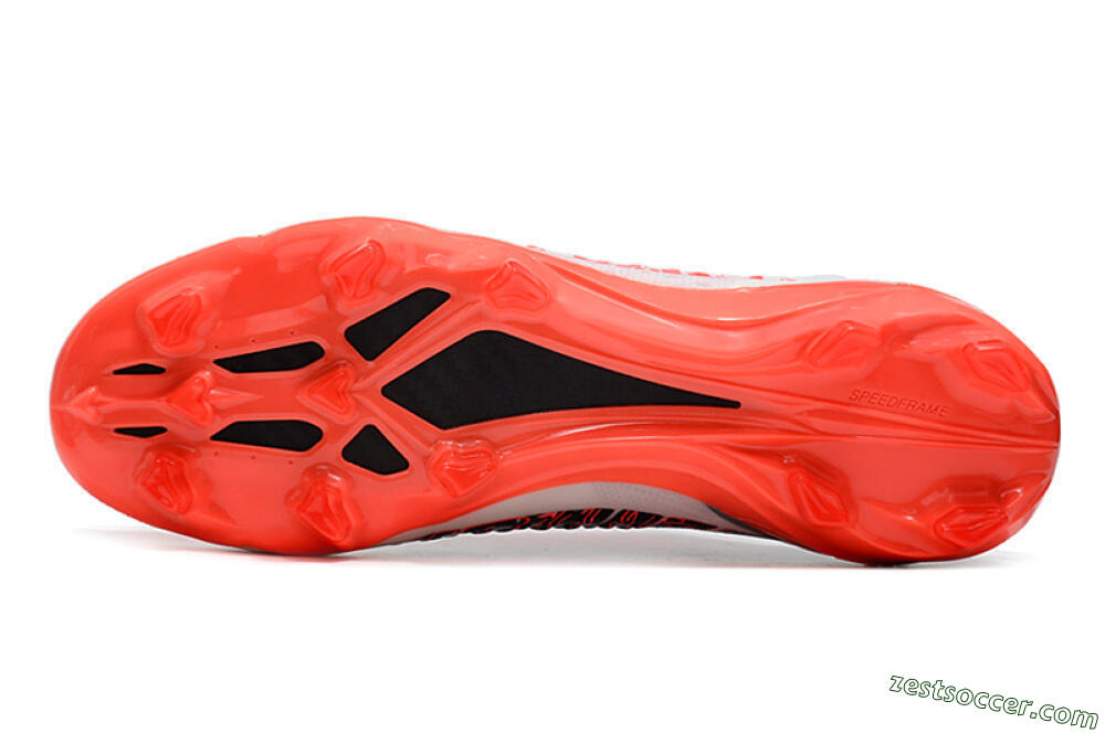 Adidas X Speedportal.1 FG Low-Tops Soccer Cleats - White/Orange 6