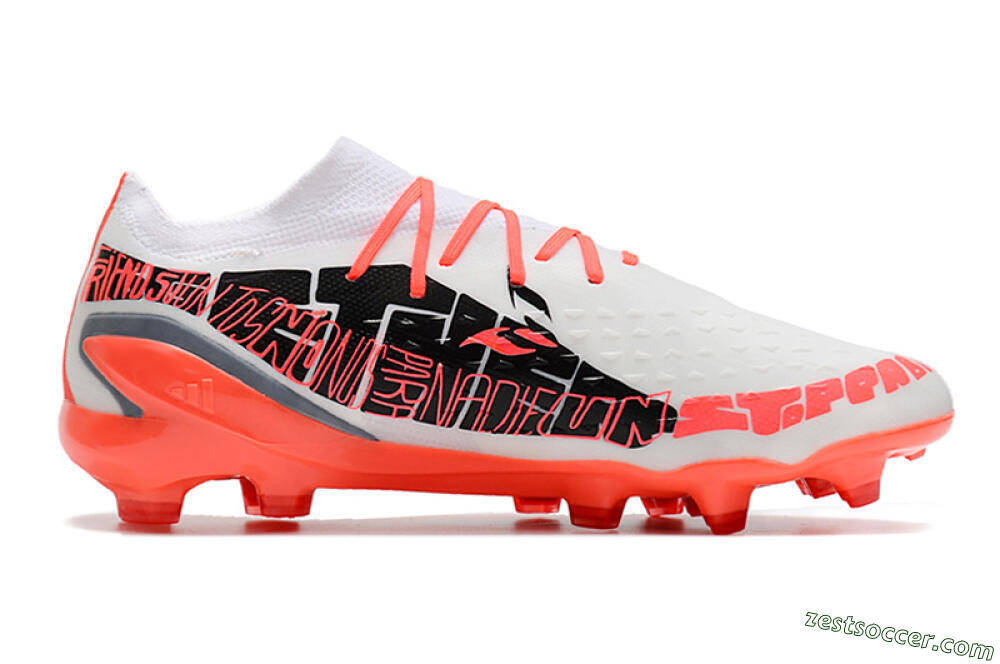 Adidas X Speedportal.1 FG Low-Tops Soccer Cleats - White/Orange 7