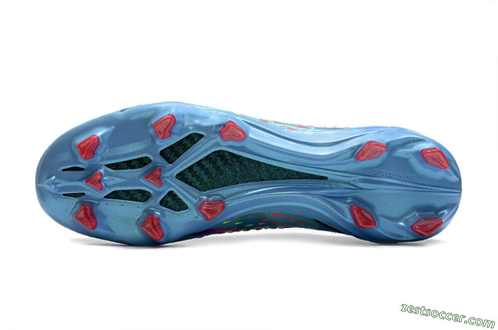 Adidas X Speedportal.1 FG Low-Tops Soccer Cleats - Blue/Pink 6