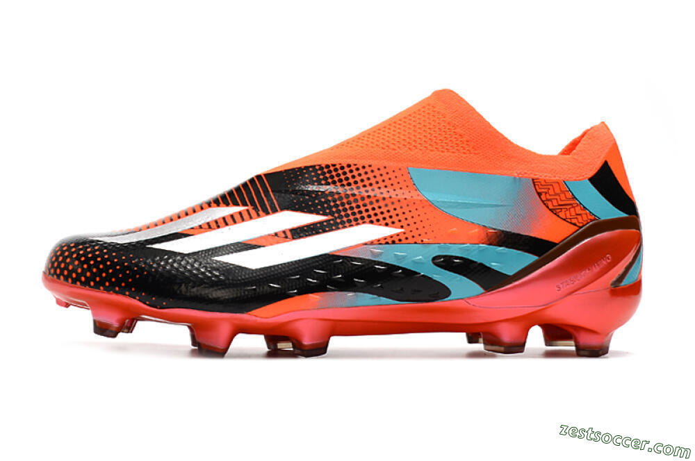 Adidas X Speedportal+ FG Low-Tops Soccer Cleats - Orange/Black 2