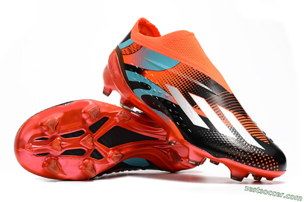 Adidas X Speedportal+ FG Low-Tops Soccer Cleats - Orange/Black 3