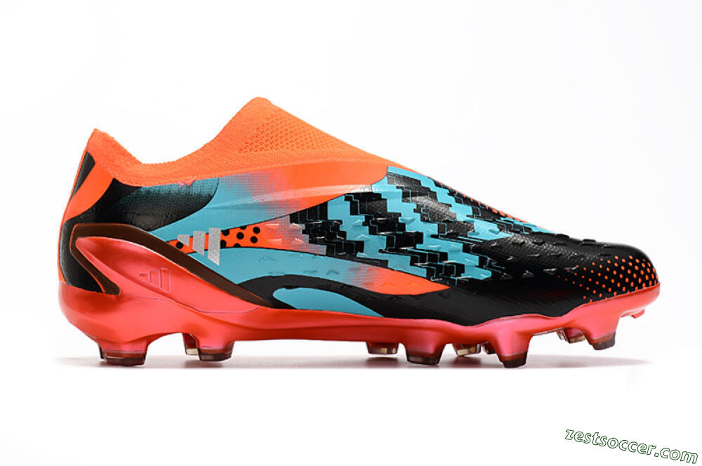 Adidas X Speedportal+ FG Low-Tops Soccer Cleats - Orange/Black 7