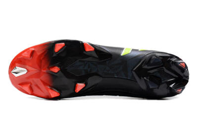Adidas Predator Edge Geometric.1 Low FG Low-Tops Soccer Cleats - Black/Yellow/Red
