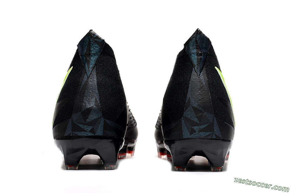 Adidas Predator Edge Geometric+ FG High-Tops Soccer Cleats - Black/Yellow/Red 6