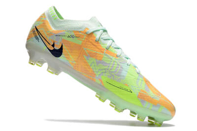 Nike Air Zoom Mercurial Vapor 15 Elite FG Low-Tops Soccer Cleats - Orange/Green/Black