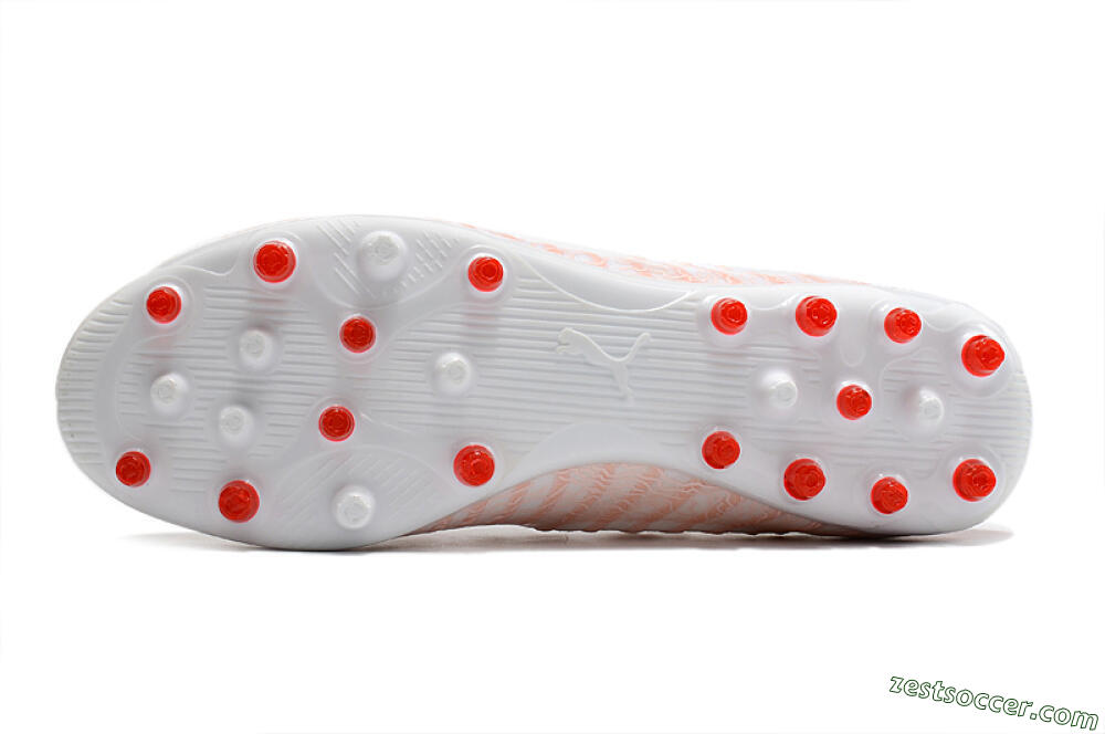 Puma Future Z 1.4 Liberty MG Low-Tops Soccer Cleats - White/Red/Black 6
