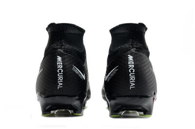 Nike Air Zoom Mercurial Superfly 9 Elite AG High-Tops Soccer Cleats - Black/Green