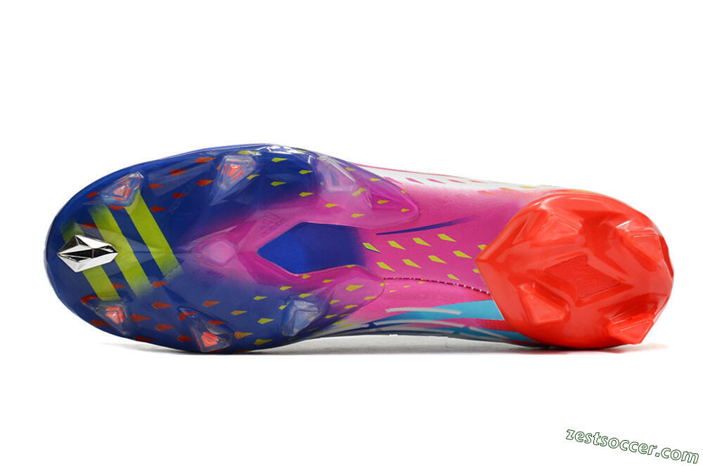 Adidas Predator FIFA World Cup Qatar 2022 Edge+ FG High-Tops Soccer Cleats - White/Red/Blue 6