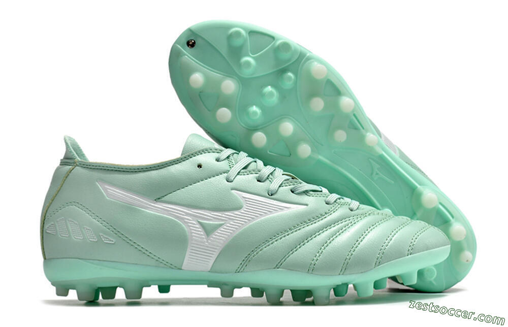 Mizuno Morelia Neo AG Low-Tops Soccer Cleats - Green 0
