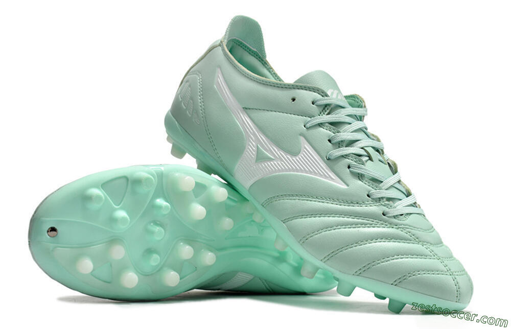 Mizuno Morelia Neo AG Low-Tops Soccer Cleats - Green 3