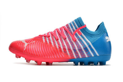 Puma Future Z 1.3 Instinct MG Low-Tops Soccer Cleats - Pink/Blue/White
