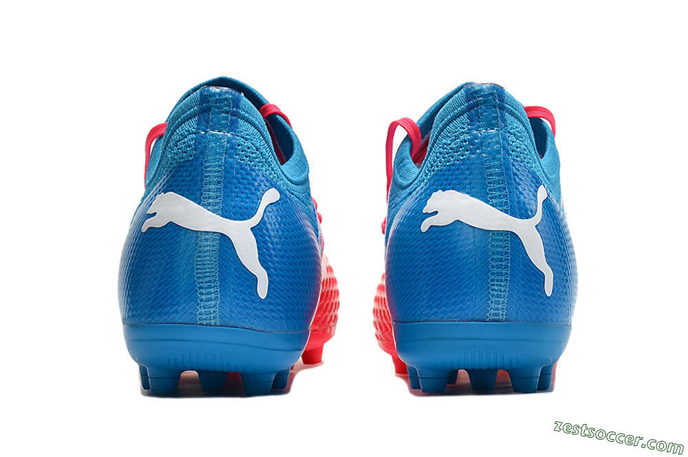 Puma Future Z 1.3 Instinct MG Low-Tops Soccer Cleats - Pink/Blue/White 5